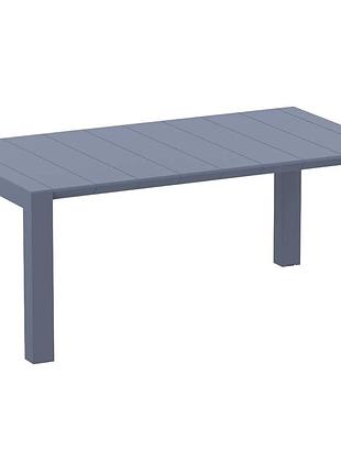 Стол siesta vegas 180-220 dark grey