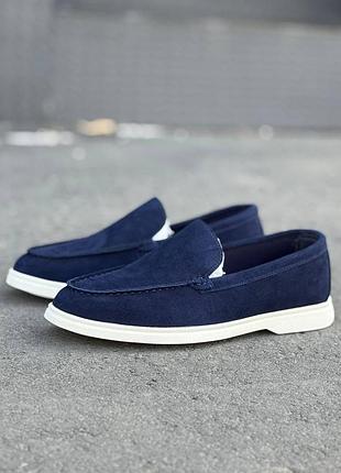 Замшеві чоловічі лофери туфлі мокасини 41-45