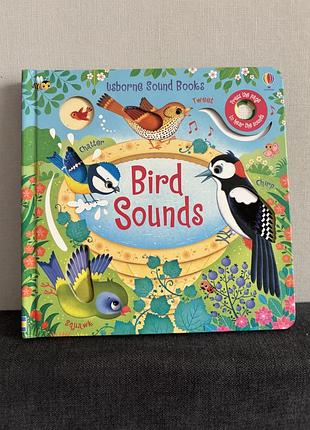 Звукова книга bird sounds usborne