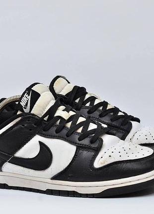 Кросівки чоловічі nike dunk low retro black/white 42 розмір art.dd1391-100