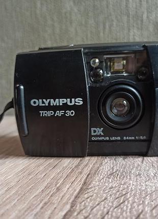 Пленочный фотоаппарат olympus trip af 30 (автофокус, состояние 10/10)
