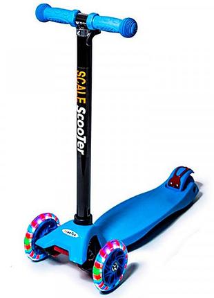 Самокат scooter maxi блакитний scm_blue