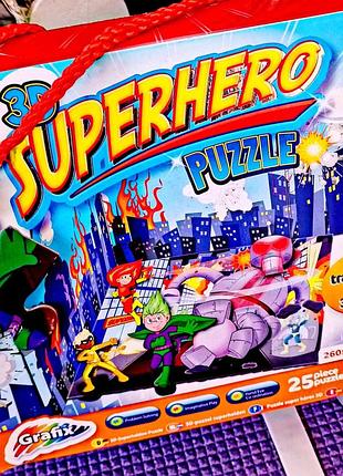 Крупный пазл grafix superhero 2