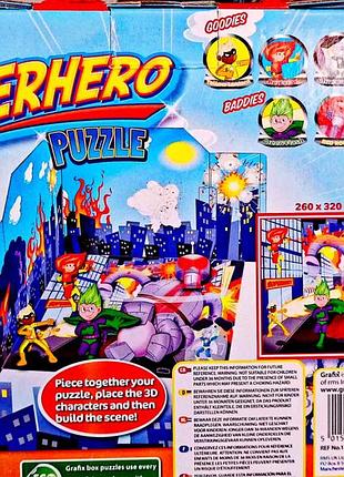 Крупный пазл grafix superhero 3