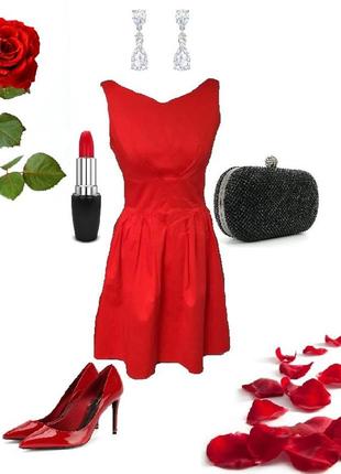 👠яркое красное платье, солнце, вечернее, летнее 👠стиль zara1 фото