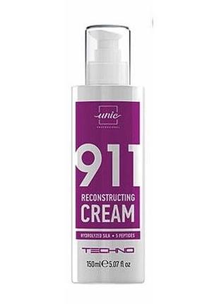 Несмываемый восстанавливающий крем для волос unic professional 911 reconstructing cream, 150 мл