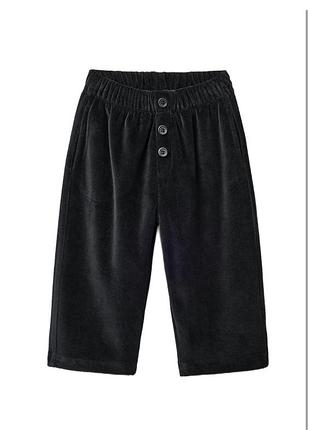 Оксамитові штани zara baggy 104см