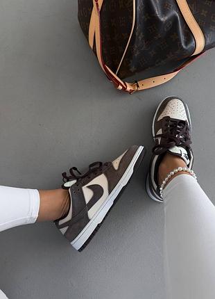 Кросівки nike sb dunk sail light orewood brown