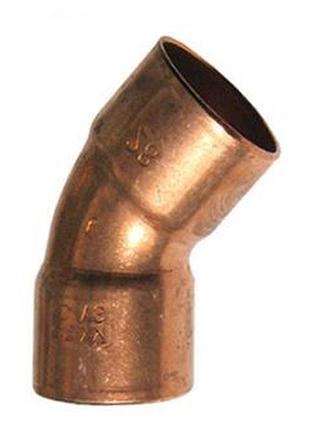 Колено медное sanha 45° 5041/42 мм (2 муфты)