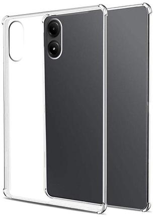 Силіконовий чохол бампер primolux silicone для планшета poco pad m1 12.1" 2025 - clear