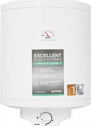 Бойлер накопительный gorenje gbf 50/ua 2х1.0квт сухой тен