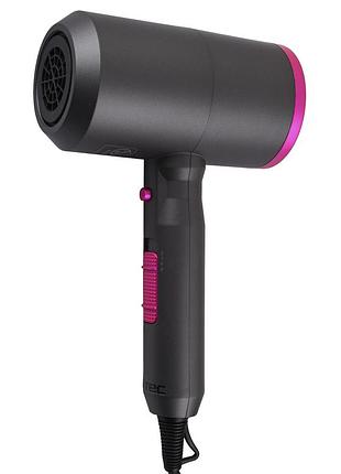 Фен hotec 12.403 для волос гостиничный, корпус графит abs (220в, 1600-1800вт)