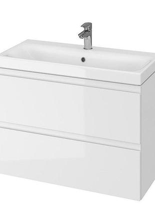 Cet b06 moduo slim шкафчик с умывальником moduo slim 80 белый