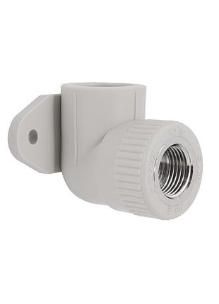 Уголок ppr blue ocean настенный с креплением 25х1/2", 90° вр