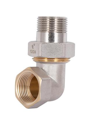 Сгон-американка thermo alliance standart 3/4"вн никель, угловой tas191w20