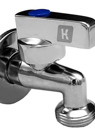 Кран кутовий для підк. пральної машини 1/2"х3/4" rs-k 1/100