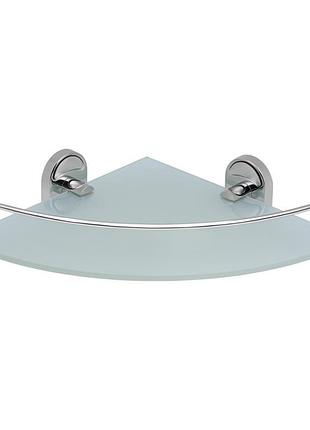 Полиця кутова lidz oreo 1001 скляна ldore1001crm22180 chrome
