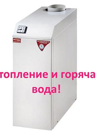 Дымоходный двухконтурный газовый котел колви eurotherm (евротерм) b p кт ts 12