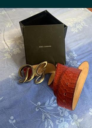 Ремень d&g шкіряний,оригінальний