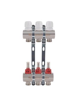 Колектор із витратомірами thermo alliance standart 1" 3 виходи sd235w3