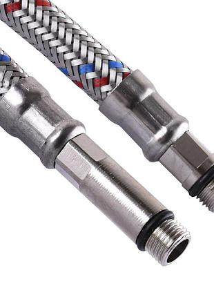 Шланг нержавеющая сталь eco fix м10х1/2″ 1,0 м пара epdm