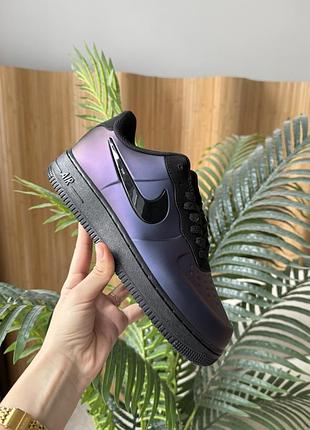Кросівки nike air force 1 low foamposite purple black