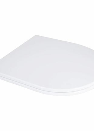 Qtap сиденье для унитаза напольного (dove) 425×363×30 мм, white, с микролифтом slim duroplast, quick release qt06228380bw3