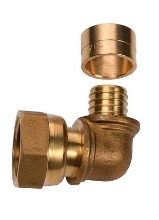 Колено натяжное с накидной гайкой isoltubex 16x1/2″ сtmcc1612