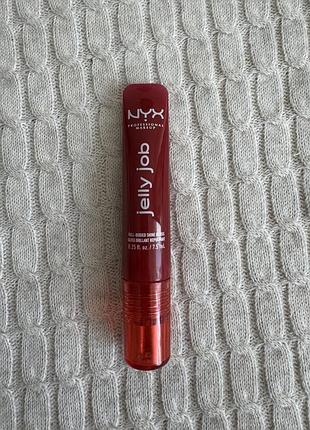 Блиск для губ з ефектом об'ємного сяйва nyx professional makeup jelly job
