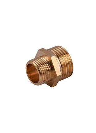 Ниппель редукционный 1/2″х3/8″нн латунный ln322s optimum