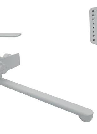 Смеситель для ванны длинный излив aim белый dg01153 (frosted white)