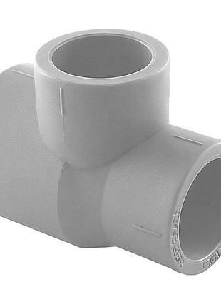 Тройник редукционный ppr ø40x32x32 серый цвет asco® 10/100шт
