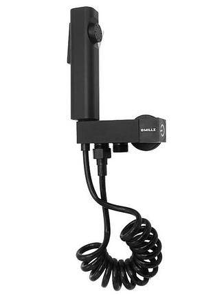 Смеситель для гигиенического душа кран-буксовый millz черный mrs-al-d2(black) 1/20