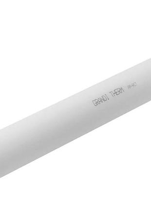 Труба ppr pn20 ø25*4,2mm granditherm серого цвета 4/60