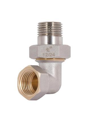 Сгон-американка thermo alliance standart 1/2"вн никель, угловой tas191w15