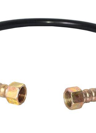 Шланг газовий гумовий чорний 1/2" вв 0,8м 1/10