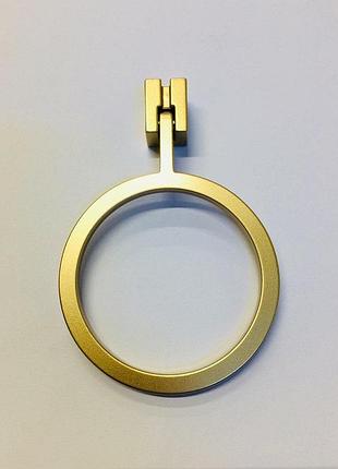 Ручка-кольцо модерн gu-w876c матовое золото ø=72 мм
