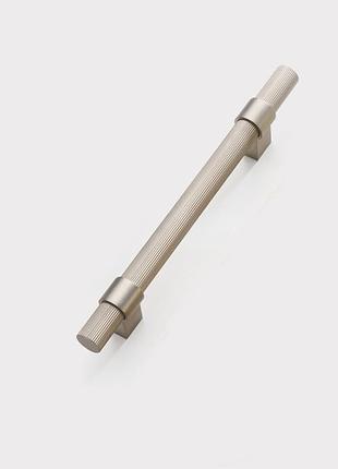 Ручка скоба рейлинг модерн rl-3138-128 nm темный никель 128 мм.