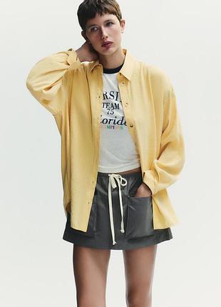 Рубашка оверсайз zara розмір ххl
