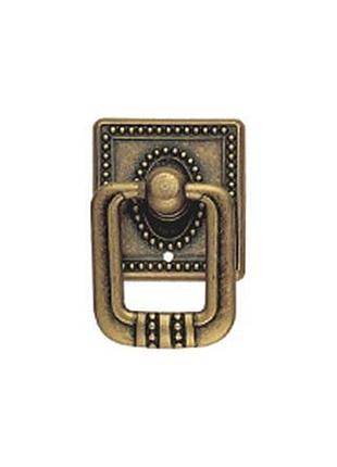 Ручка-кольцо на подкладке современная классика urb-12-17 античная бронза
