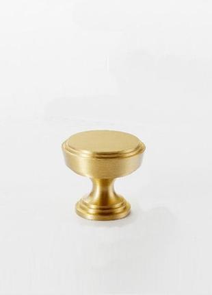 Ручка кнопка современная классика rt-b2030 brass gold полированная латунь