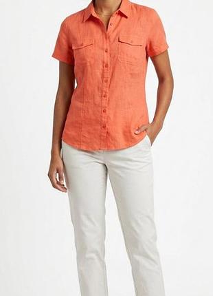 Лляна сорочка marks & spencer 12 розмір