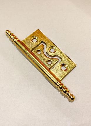 Петля мебельная карточная 0215-gold золотая