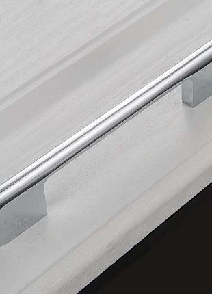 Ручка скоба модерн rt-mdb77-128 chrome, хром глянцевый 128 мм