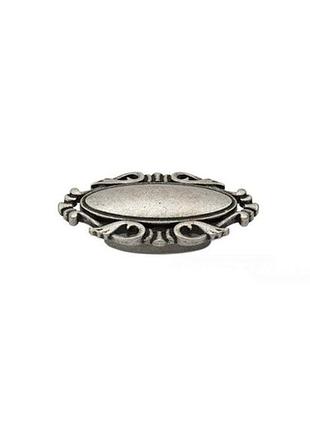 Ручка кнопка decor сучасна класика gu-w6241 старе срібло 79х42 мм