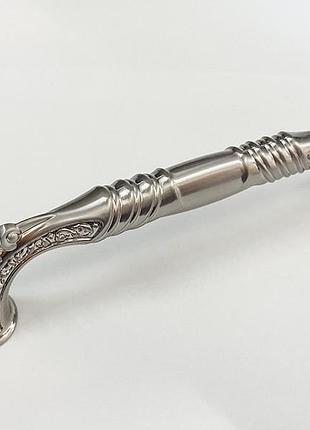 Ручка-скоба дизайнерська 173-128 inox нікель 128 мм
