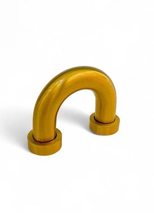 Ручка-скоба з латуні brass elegance модерн rt-lsw-310-032 gm матове золото 32 мм