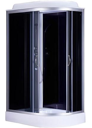 Душовий бокс асиметричний лівий rega l120gbsl (l120bl) bravo (3уп.)