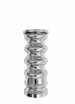 Ніжка меблева металева chrome art deco al-0005-120chrome яскравий хром 120 мм