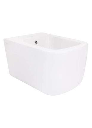 Биде подвесное qtap gemini 485×340×300 мм, white qttau28w49120